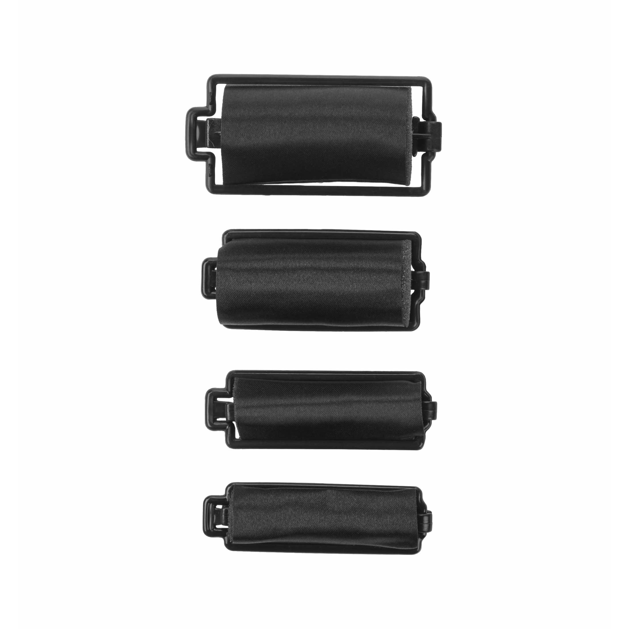 Conair The Curl Collective Satin Foam Hair Rollers, Black - Image 3