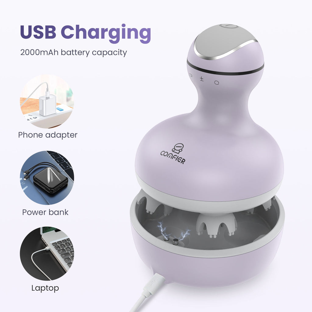for Hair Growth,Cordless Smart Scalp for Stress Relief,Gifts for Mom,Dad,Lover - Image 3