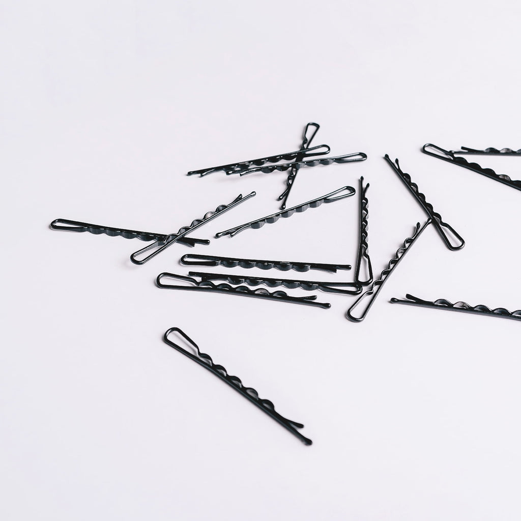 (2 pack) Gimme Bobby Pins, Secure Hold Hair Pins for Thick Hair, Black, 40 Count - Image 3