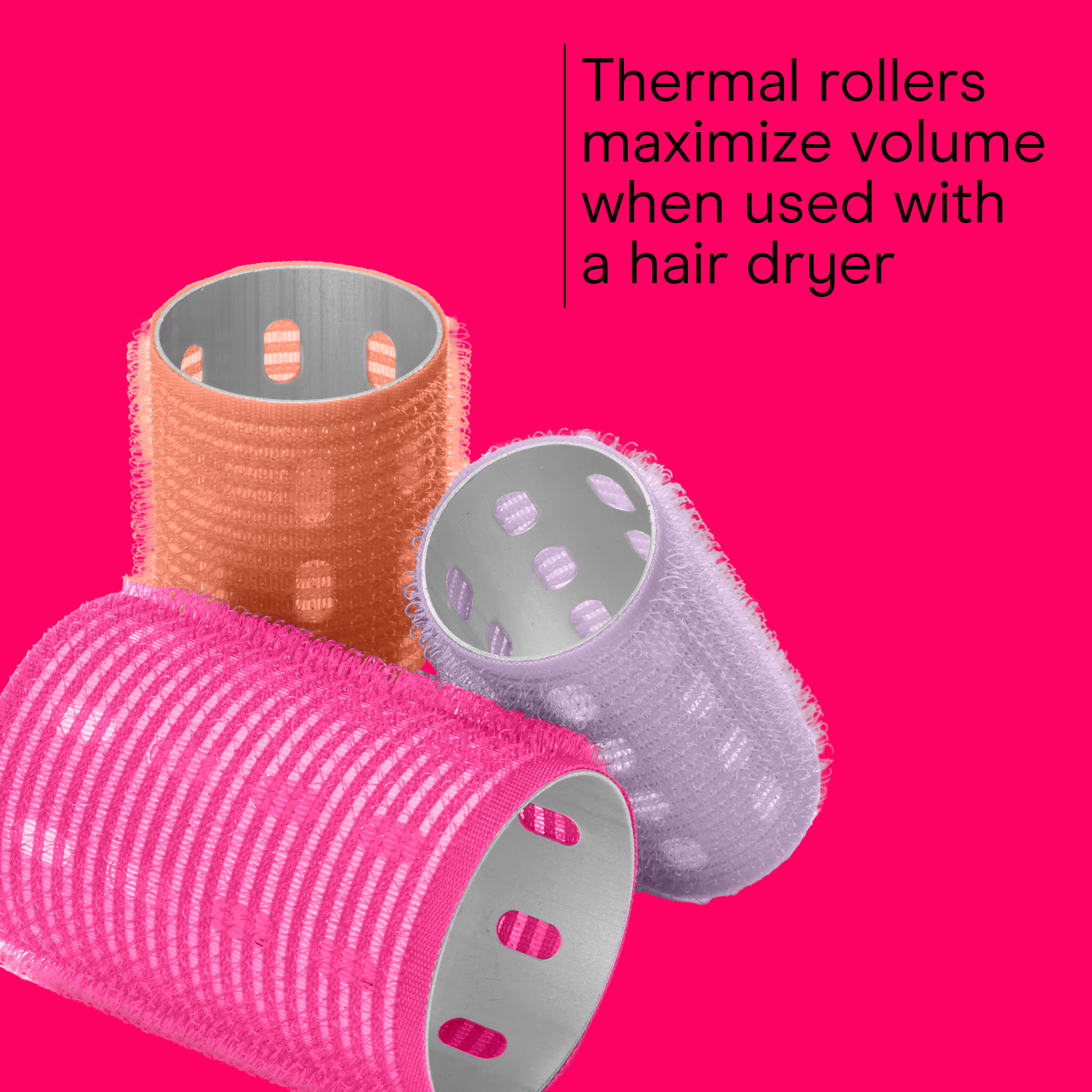 Rollers, Assorted Sizes, Multicolor, 12 Count - Image 4