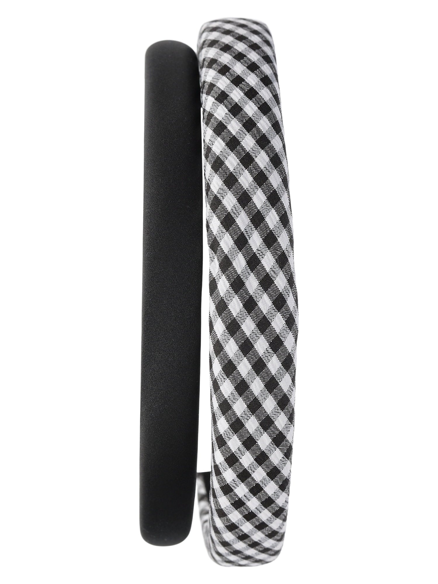 No Boundaries Women's Printed Headband Set, 2-Piece, Black - Image 3