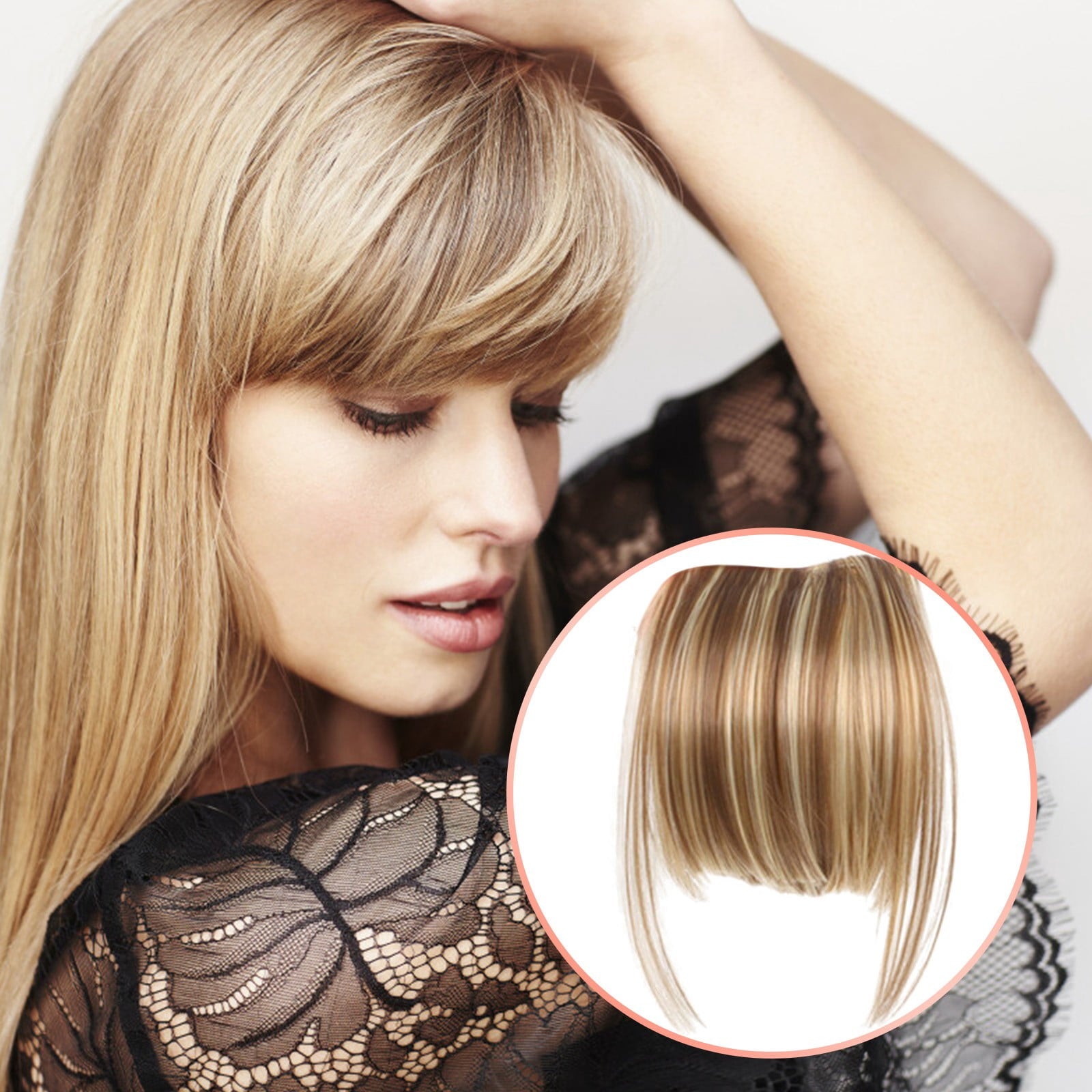 100% Hair Clip-in Bangs - Lady's Year-Round Fringe Extensions, Brand New - Image 5