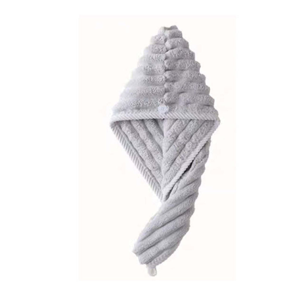 1 Pack Large Microfiber Hair Towel Wrap for Women, Thicken Super Absorbent Quick Dry Hair Turban for Drying Curly Lon... - Image 2