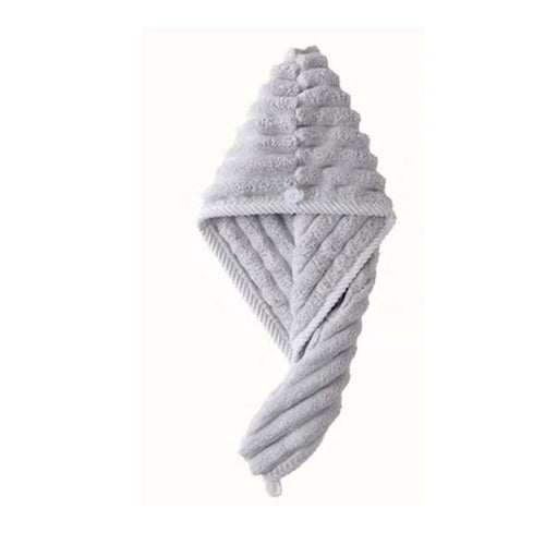 1 Pack Large Microfiber Hair Towel Wrap for Women, Thicken Super Absorbent Quick Dry Hair Turban for Drying Curly Lon... - Image 2
