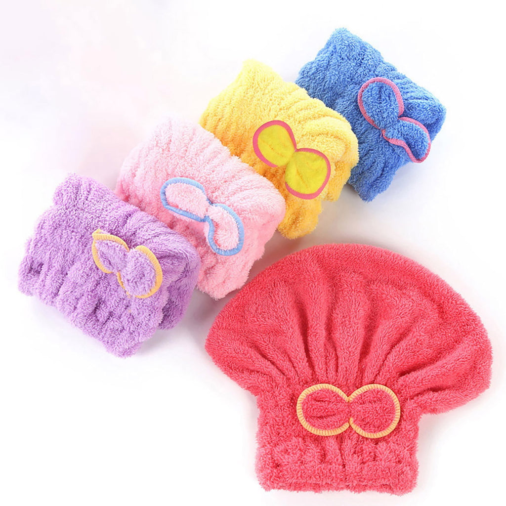 Travelwant Microfiber Hair Drying Caps, Extrame Soft & Ultra Absorbent, Fast Drying Hair Turban Wrap Towels Shower Cap for Girls and Women - Image 4