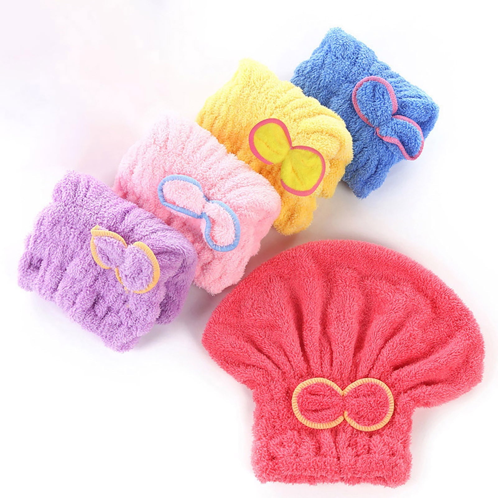 Travelwant Microfiber Hair Drying Caps, Extrame Soft & Ultra Absorbent, Fast Drying Hair Turban Wrap Towels Shower Cap for Girls and Women - Image 4