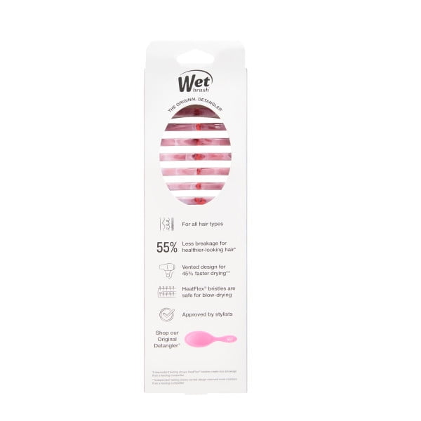Wet Brush Speed Dry, Vented Hair Brush, Blow-Dry Safe, Sweet Seaglass Pink - Image 2