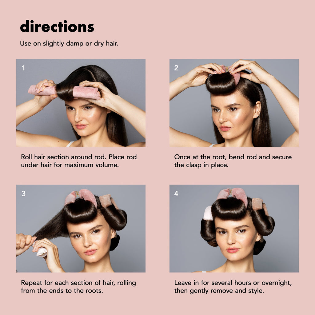 The Hair Edit Heatless Volumizing Hair Rods 4-Pack - Image 4