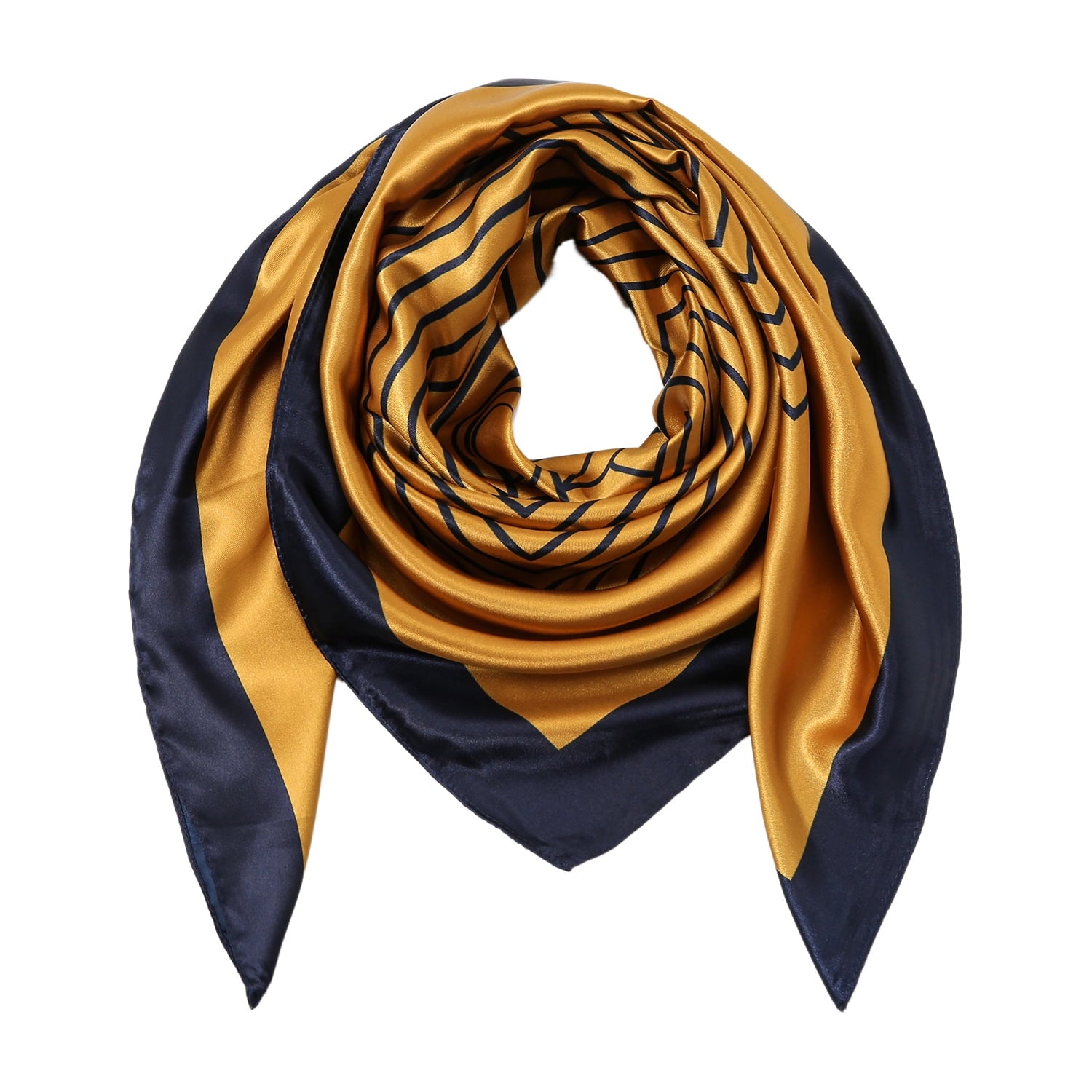 35 Inch Women Head Scarf Like Silk Scarf Hair Scarf Bandana Satin Scarf for Sleeping Hair Wrapping at Night - Image 3