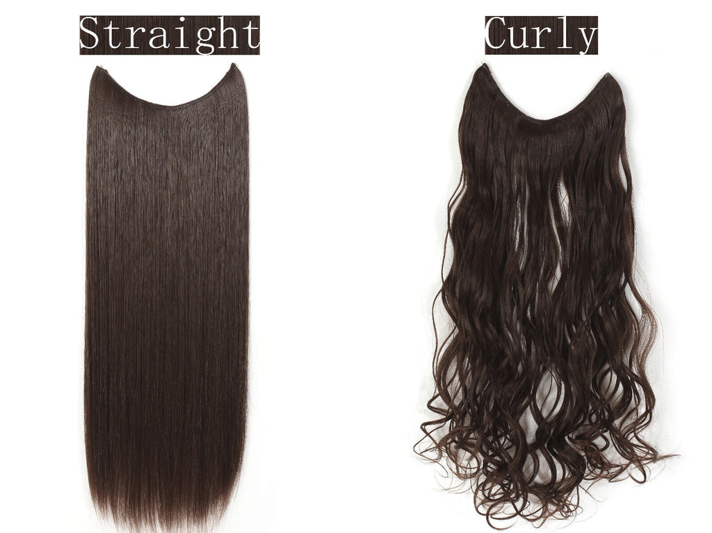 OneDor 20" Curly Transparent Wire Hair Extensions (27H613) - Image 5