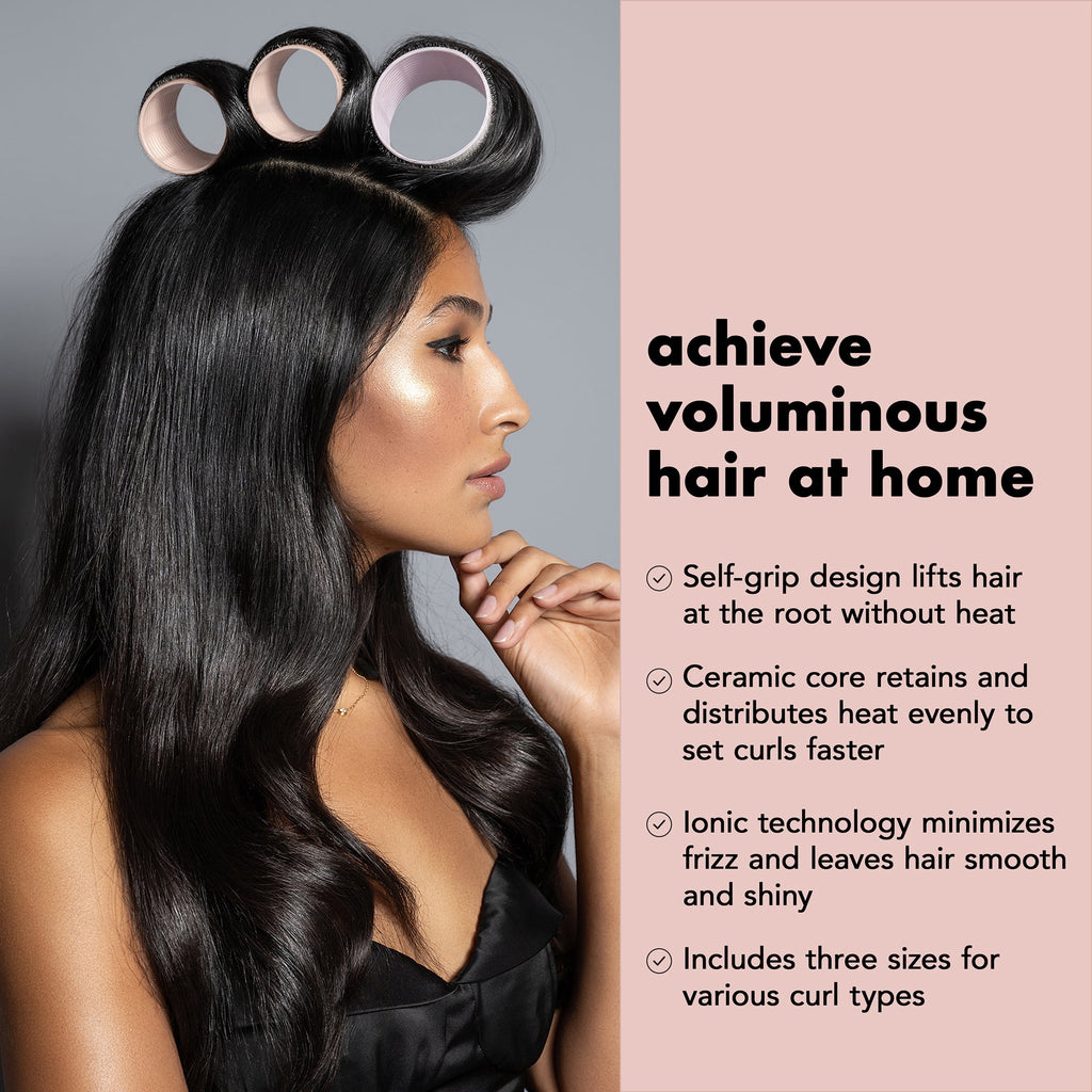 The Hair Edit Ceramic Volumizing Rollers, 9-Pack - Image 3