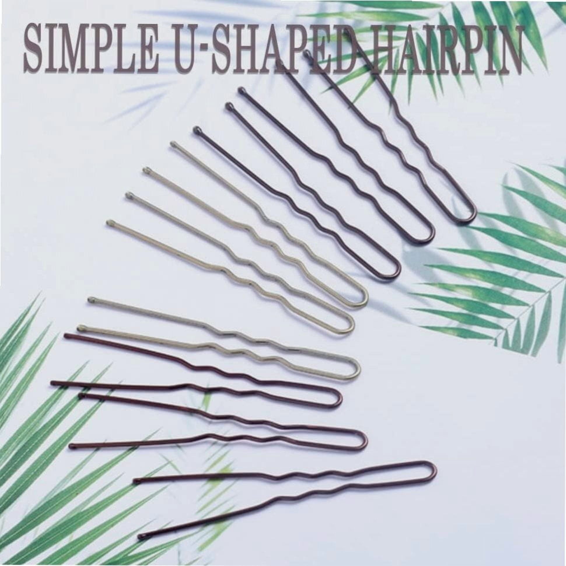 Metal Hair Pins Set - 5cm Bobby Pins for Buns Hair Bun U Shaped Pins Bun Clips Hair Styling Accessories for Wedding S... - Image 3