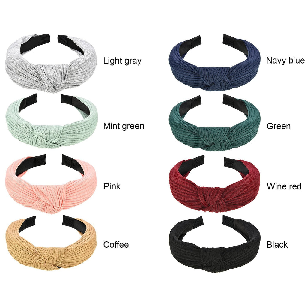 8 Headbands, Headbands in 8 Colors, Elastic Headbands for Women - Image 3