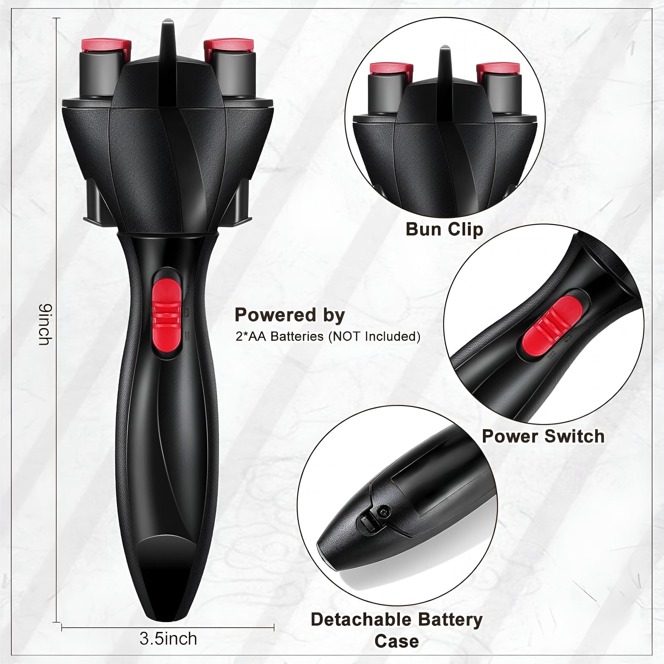 RAGUPEL Automatic Hair Braider And Twister - Electric Auto Braiding And Styling Tool, French Dreadlock Braid Maker for Women'S And Girls' Ha - Image 3