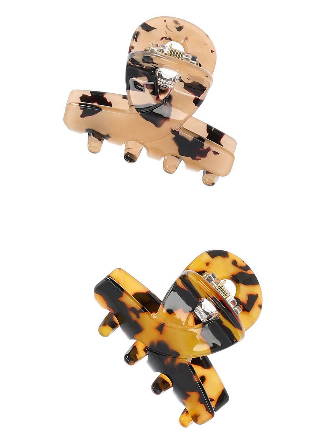 Women's Mini Hair Claw Clips, 4-Pack - Image 3