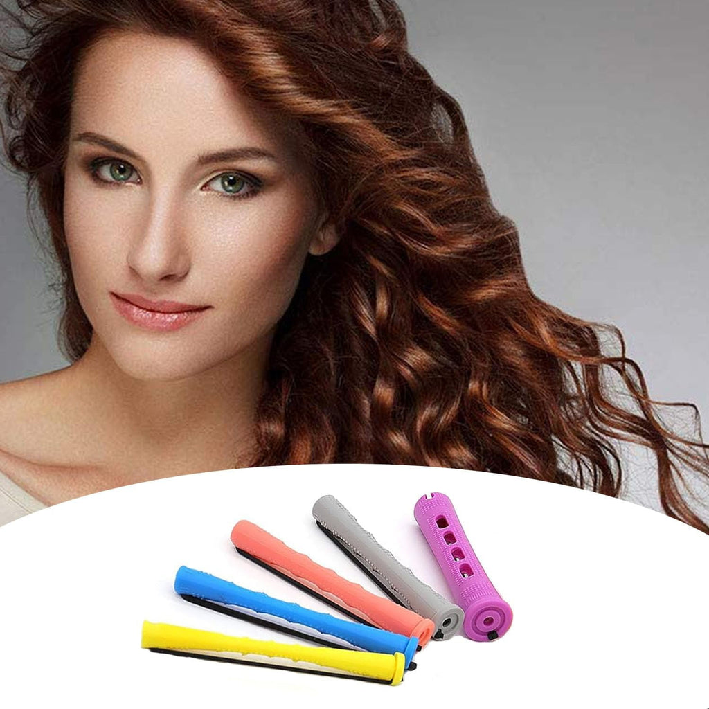 60 Pcs Hair Perm Rods Set Short Plastic Perming Rods Cold Wave Rods, 6 Sizes Hair Curling Rollers Hairdressing Tools ... - Image 4
