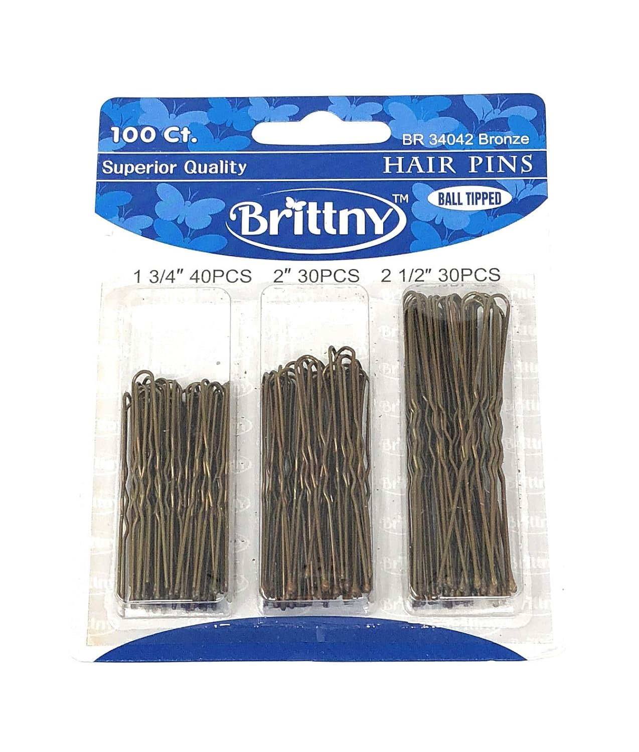 Bobby Ball Tipped Bronze Assorted Sizes 100 pieces - Image 3