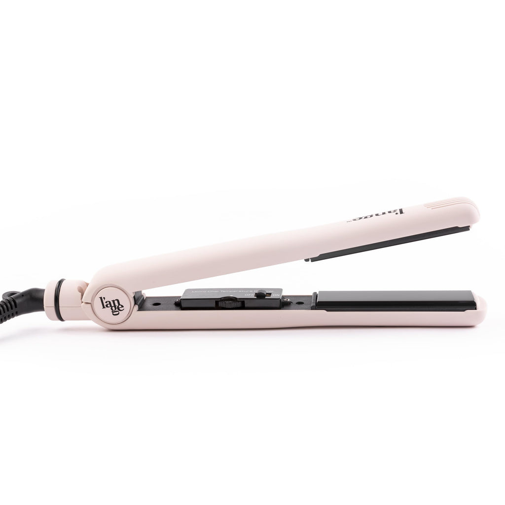 L'ange Hair Aplatir Professional 1-Inch Ceramic Flat Iron Hair Straightener, Automatic Shutoff, Blush - Image 3