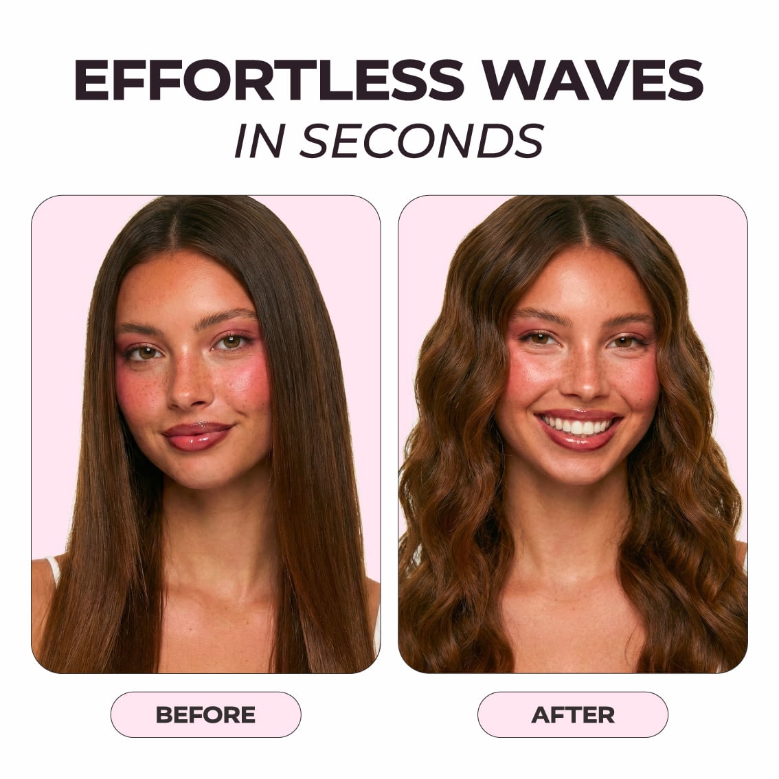 2-Barrel Hair r, 1.25 in, 6 Heat Settings, Pink - Image 2