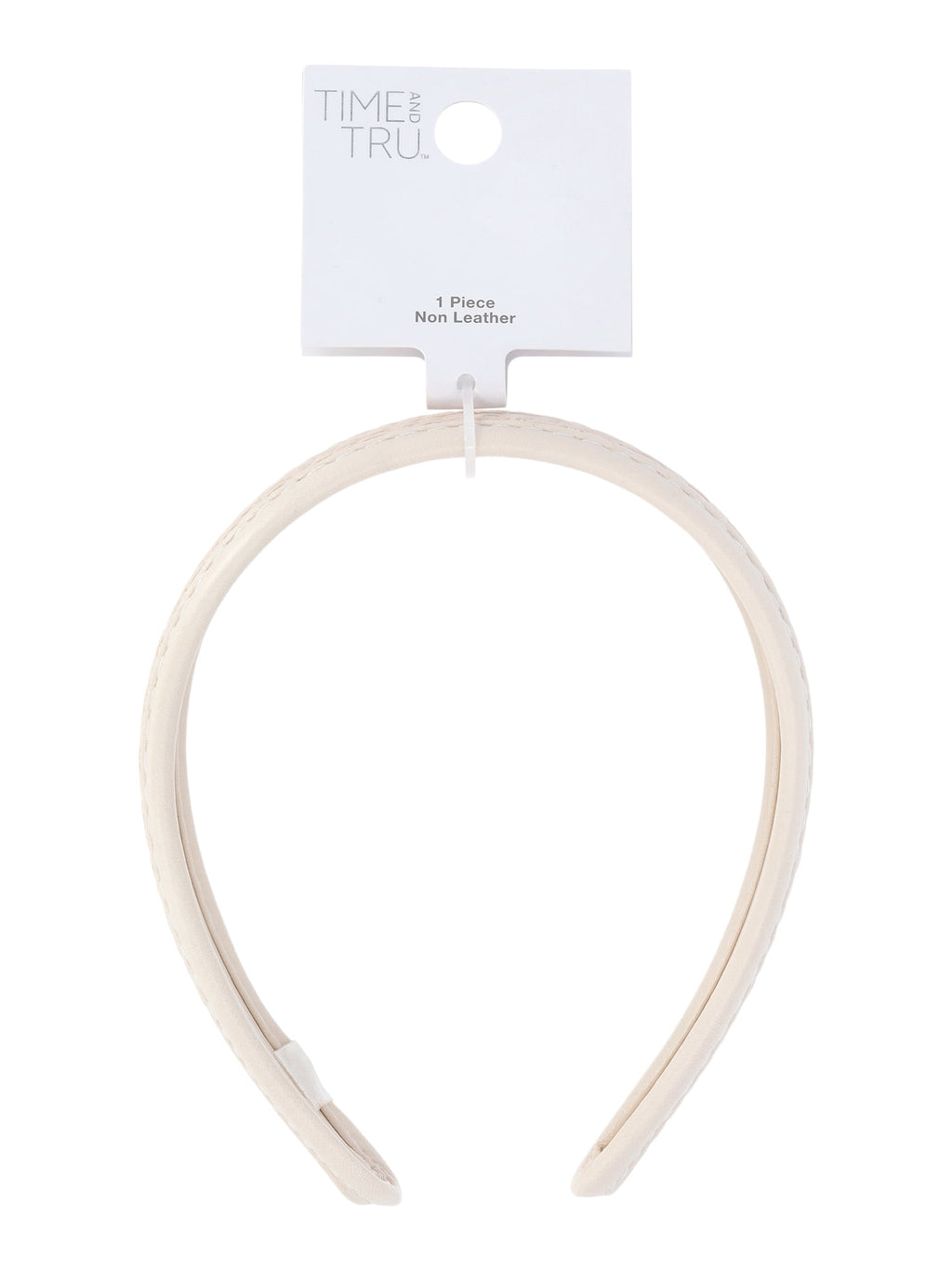 Time and Tru Women's Woven Faux Leather Headband - Image 2