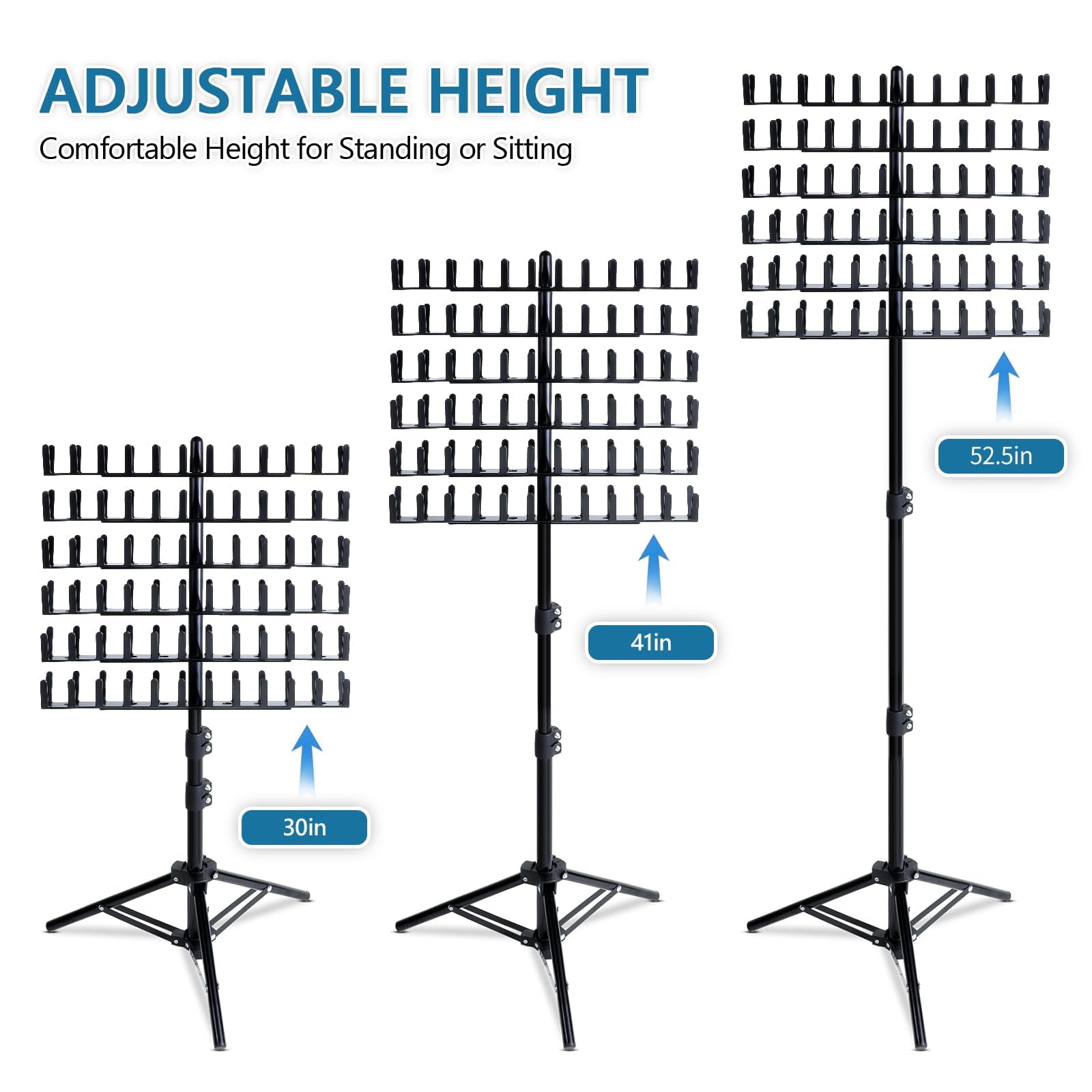 Adjustable Hair Braiding Rack with 144 Pegs Foldable Hair Extension Holder for Braiding, Standing Hair Divider with 2... - Image 2