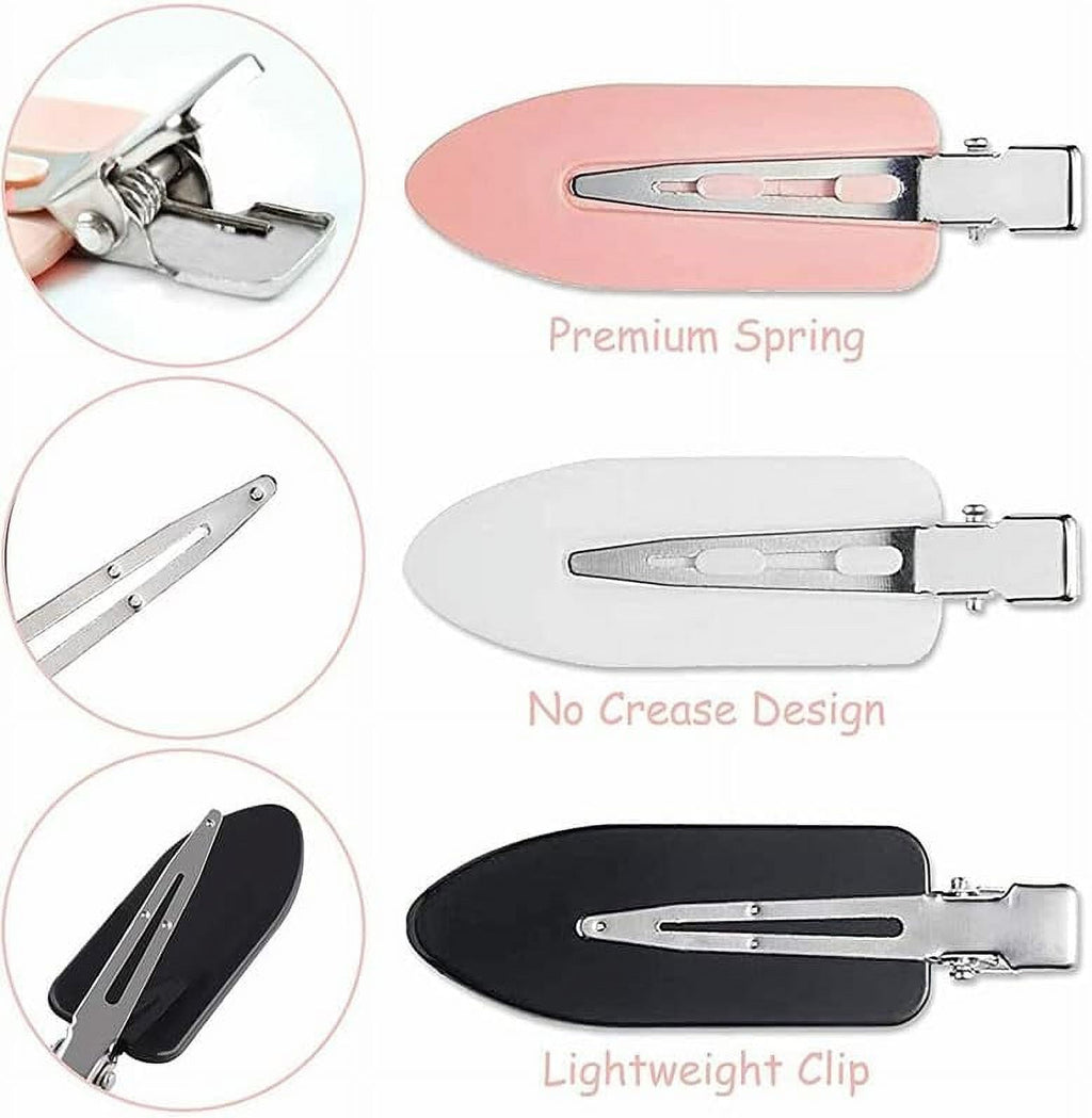 Clips, 24 Pcs, Creaseless Curl Pin Clips, Styling Sectioning style Bangs Waves Makeup Application (Black) - Image 3