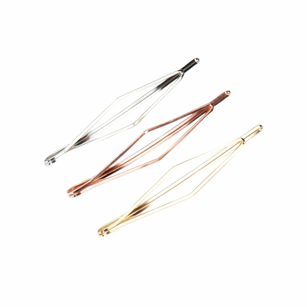 Metal Diamond Pin Adult Bobby Pins, Gold, Rose Gold, Silver, 3 Ct - Image 3