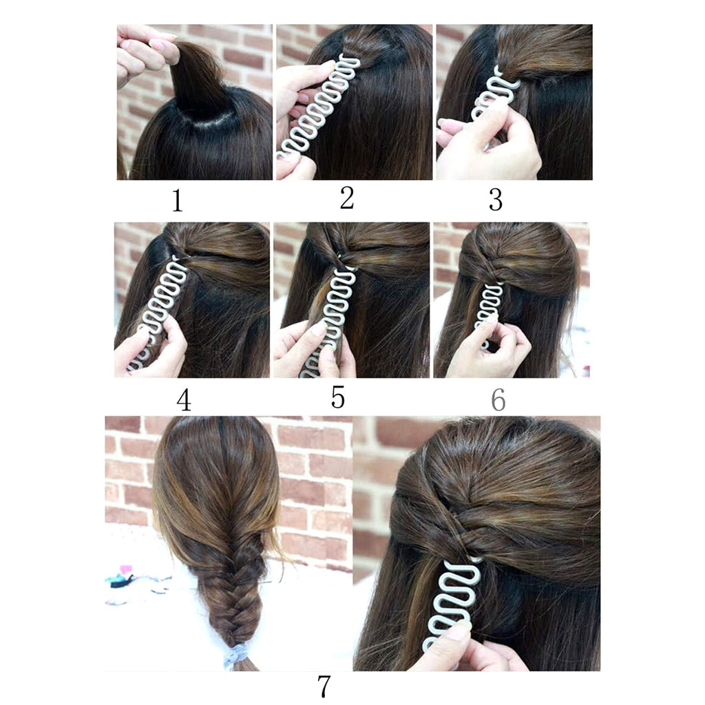 Modelling Tool Kit Magic Fast Spiral Braid Braiding Tool 19x Styling Set for Designer - Image 4