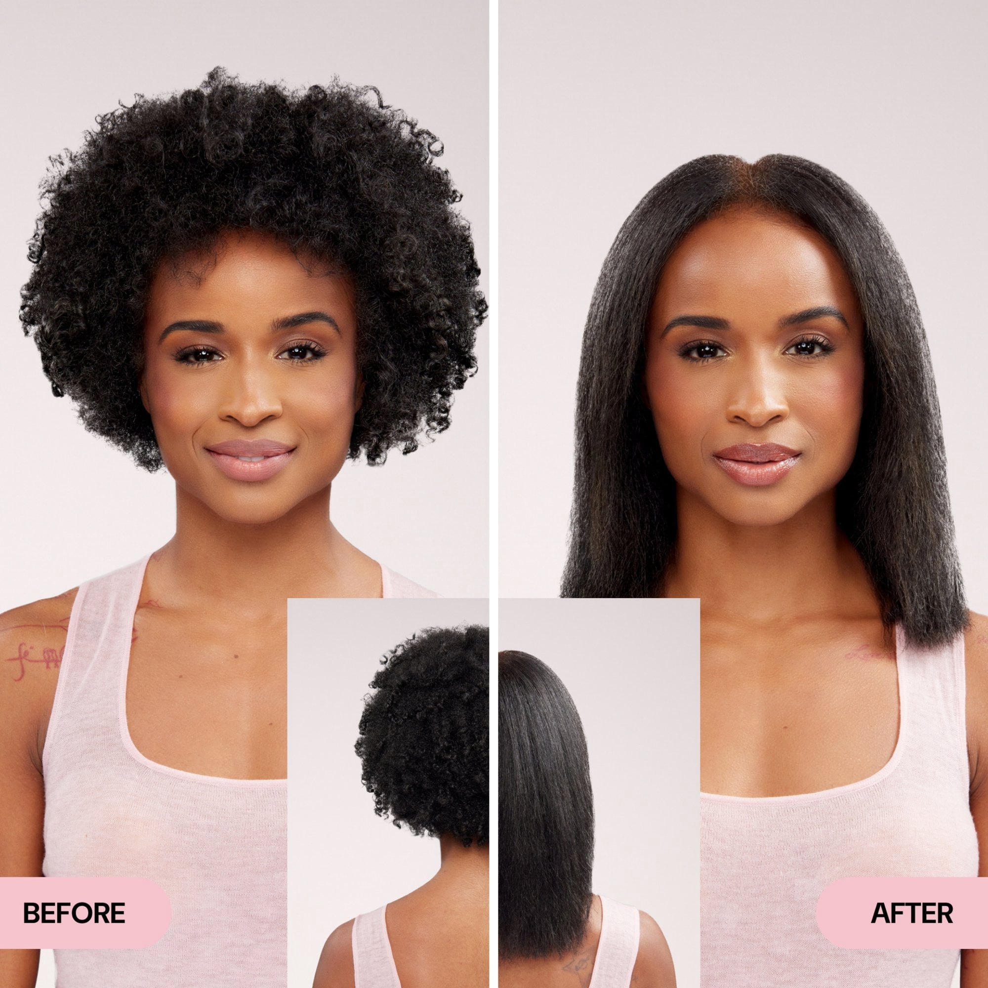 Vite Ceramic Straightening Brush with Digital Display for Sek Frizz-Free (Blush) - Image 3