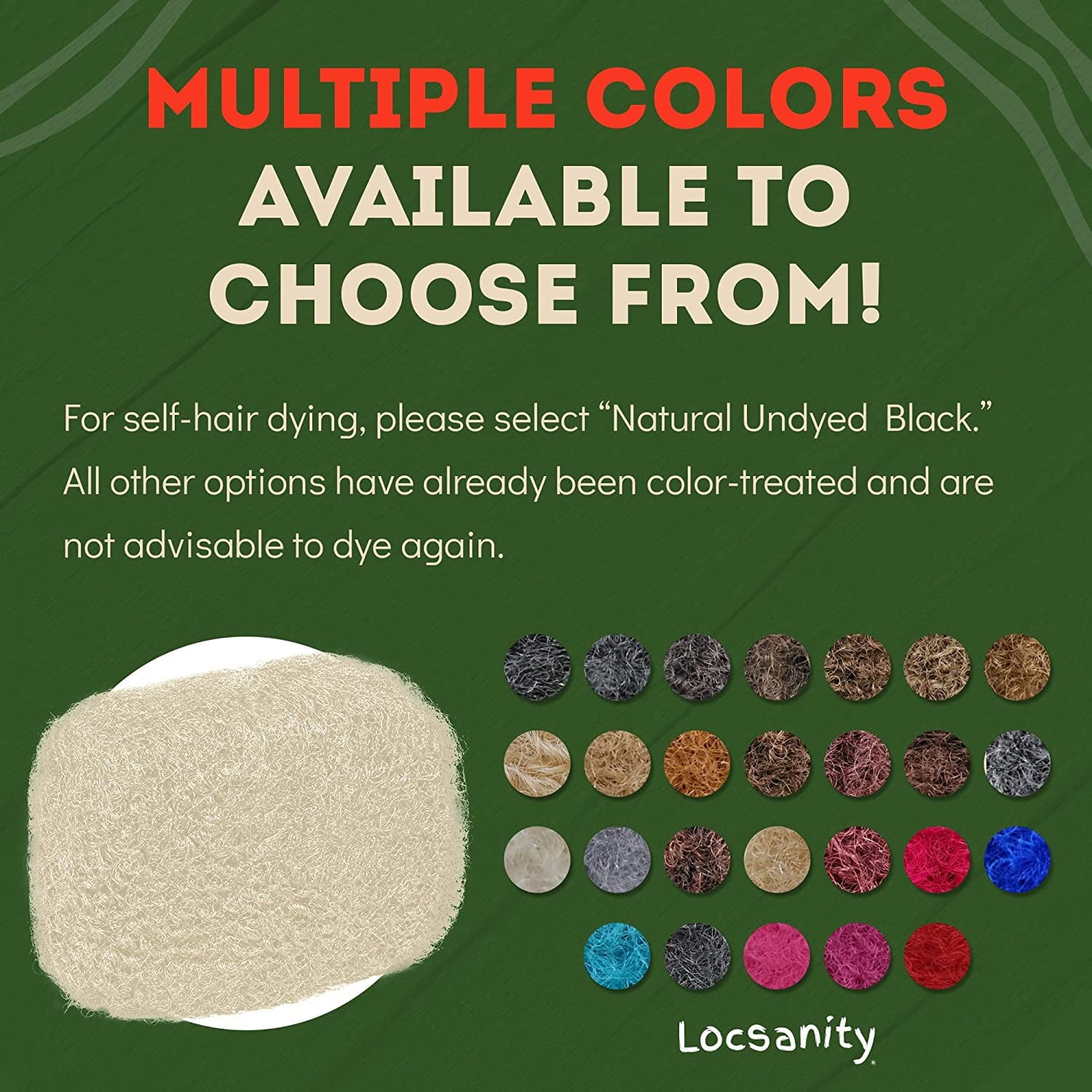 Bulk Hair for Locs, Repair, Extensions, Twists & Braids, 8" (1 oz), 613 Light Blonde - Image 5