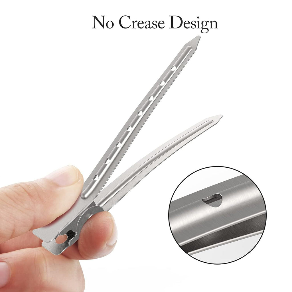 14 Bill Hair Clips 3.5 Inches bill Hair Clips Metal Alligator Curl Clips for Women Styling Sectioning Long Hair Secti... - Image 2