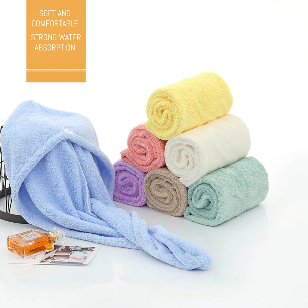3 Pack Microfiber Hair Towel Wrap for Women,Super Absorbent Quick Dry Hair Turban for All Hair Types Anti Frizz, Large Hair Drying Towel Hea - Image 6