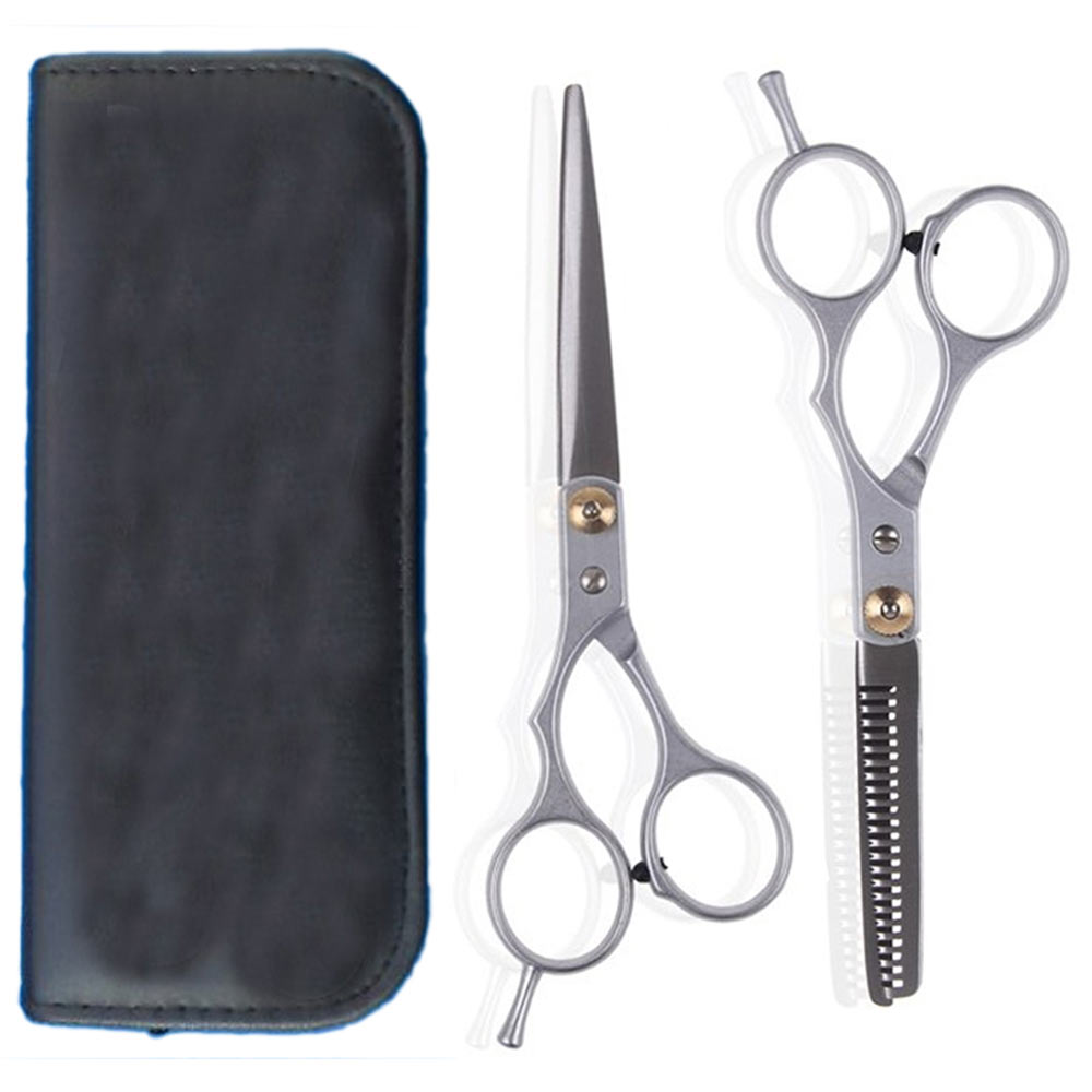 3 Stainless Steel Professional Hair Cutting Scissors Thinning Barber Case Salon - Image 6
