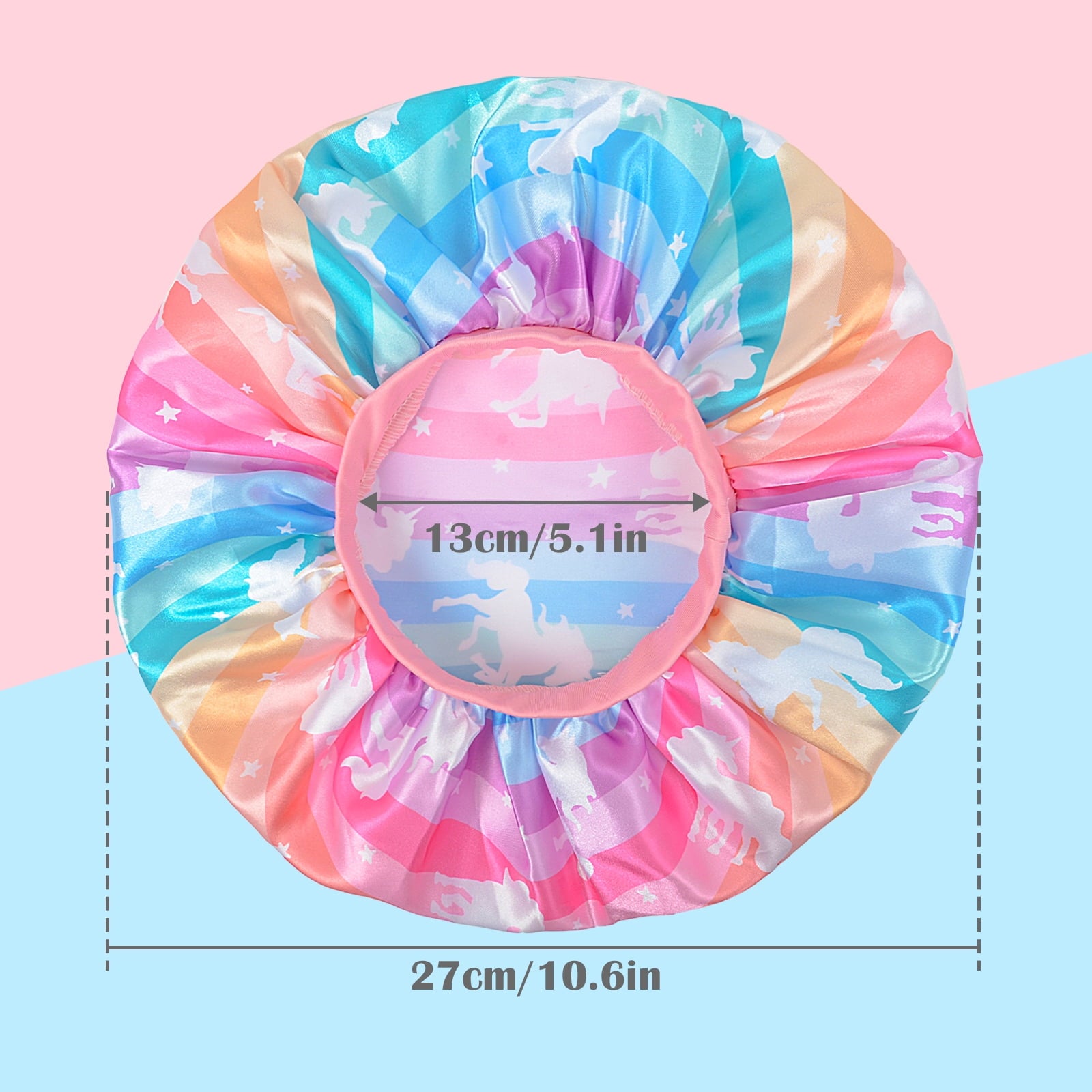 3Pcs Kids Satin Bet, Silk Bet Sleeping Cap, Night Hair Hats Elastic Wide Band Baby Bet Natural Hair for Toddler Teens... - Image 5