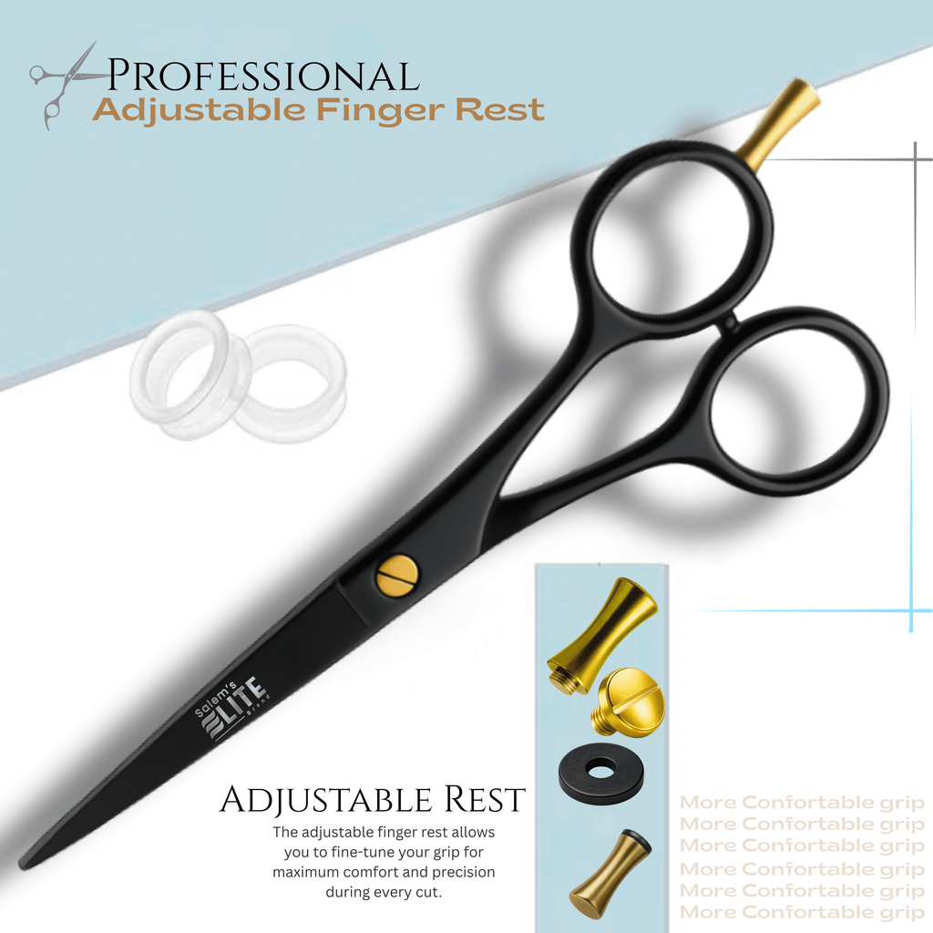 Professional Hair Cutting Scissors 6.5 Professional Barber Shears for Men & Women Premium High Carbon Stainless Steel... - Image 2