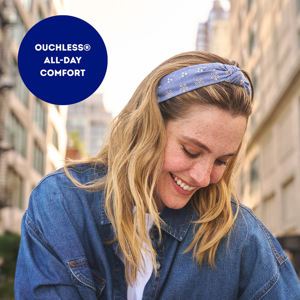 x Denim Knot Headband, All Day Comfort, All Hair Types, 1 Count - Image 4