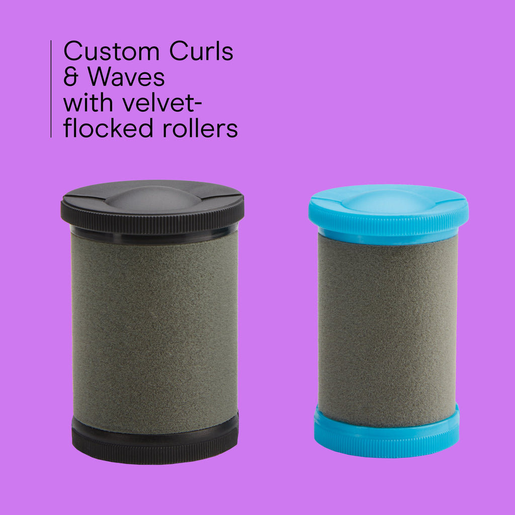 & Waves Rollers, 12 Multi-Size Ceramic Rollers with Clips - Image 3