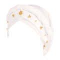 Head Scarf Chemo Headwear for Women Turban Headbands for Women African Head Wraps for Black Women Pre Tied Head Scarf for Women, White One S