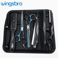 wingsbro 6.7 inches Hair Cutting Scissors kit, Professional Hairdrssing Tools for Salon Barber and Homeuse