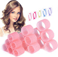 xnicx Rollers Curlers,28pcs Set Heatless Rollers includes 18 Rollers with 10 Clips to Sleep in for Long,Short ,Large ...